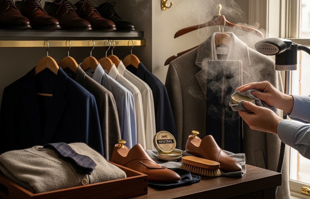 Jak dbać o męską garderobę – porady pielęgnacyjne i wybory jakościowe