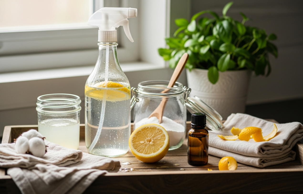 Eko wiosenne porządki – naturalne środki czyszczące DIY na wiosnę