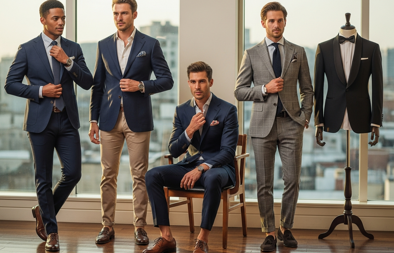 Garnitury męskie – jak dobrać i stylizować na różne okazje?