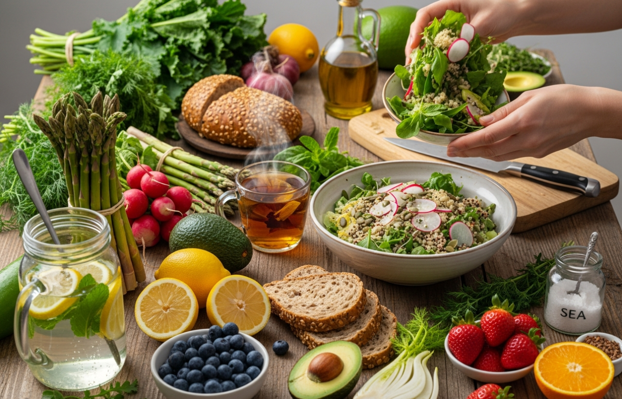 Zasady zdrowego odżywiania – dieta na wiosenne oczyszczenie