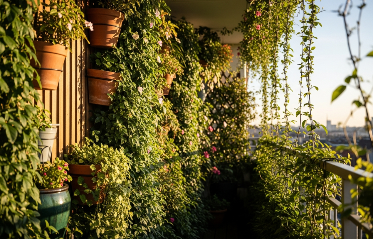 Rośliny pnące na balkon – jak stworzyć zieloną ścianę krok po kroku?