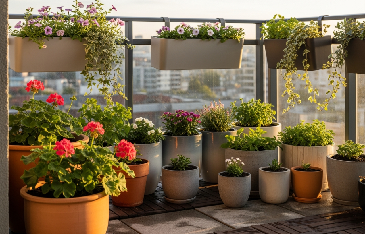 Donice na balkon – jak dobrać rozmiar i styl do kwiatów i przestrzeni?