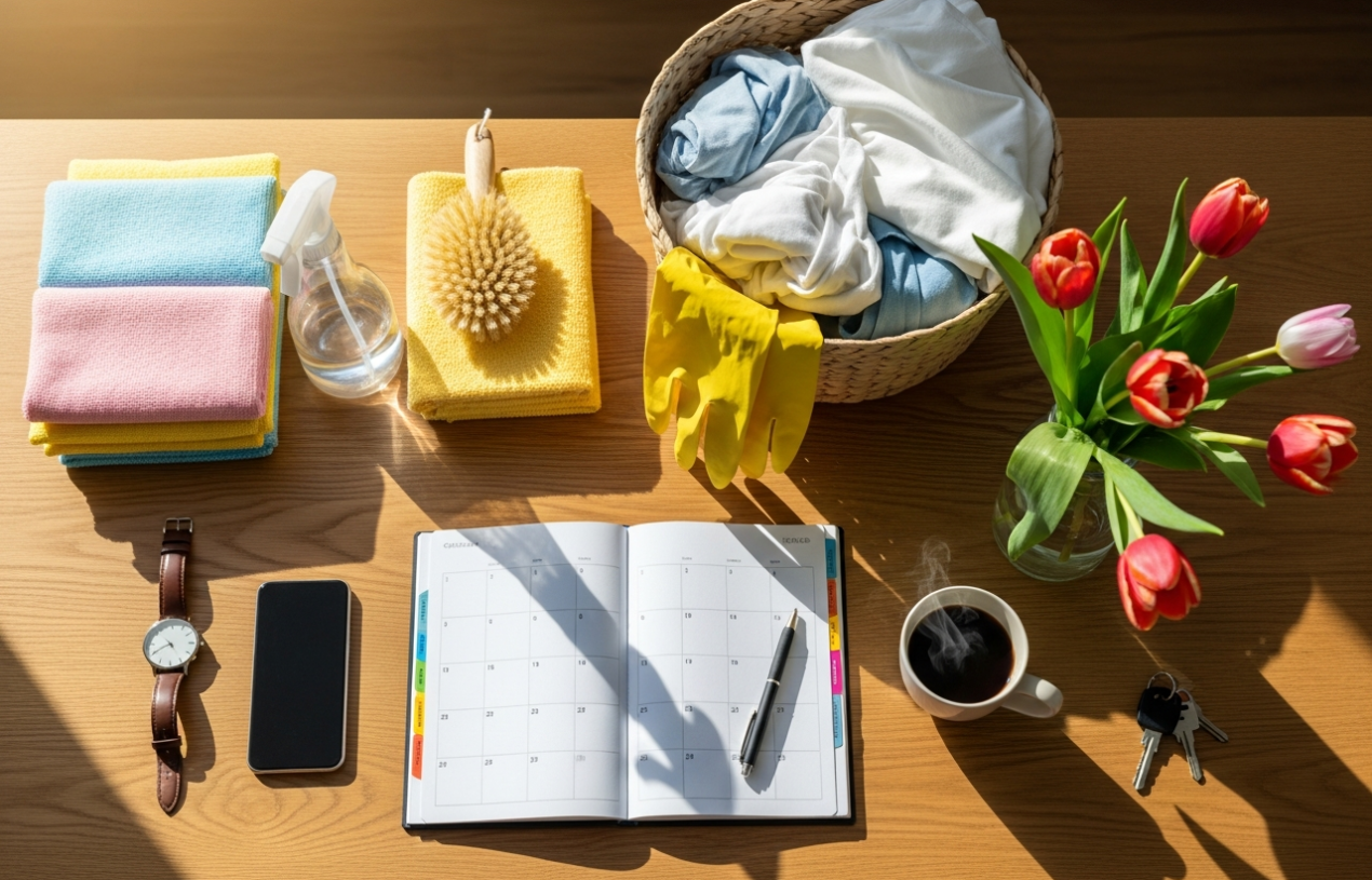 Plan wiosennych porządków – harmonogram na 30 dni dla zapracowanych
