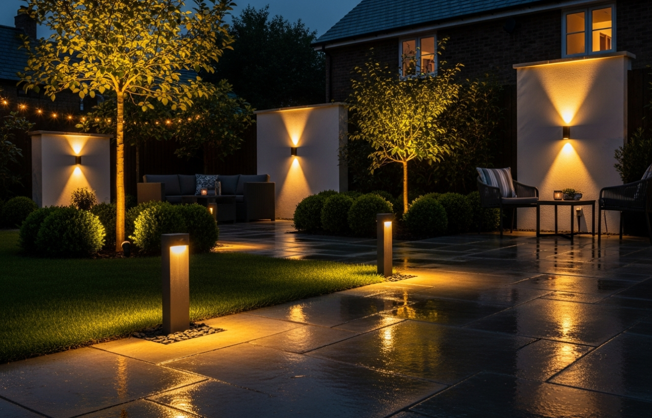 Oświetlenie ogrodu – jak wybrać lampy do projektu zewnętrznego?