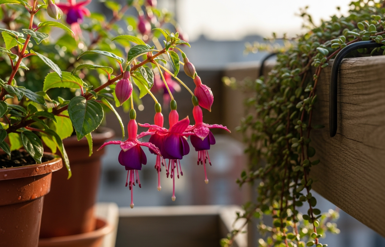 Fuksje na balkon – jak wybrać i pielęgnować delikatne dzwonki lata?