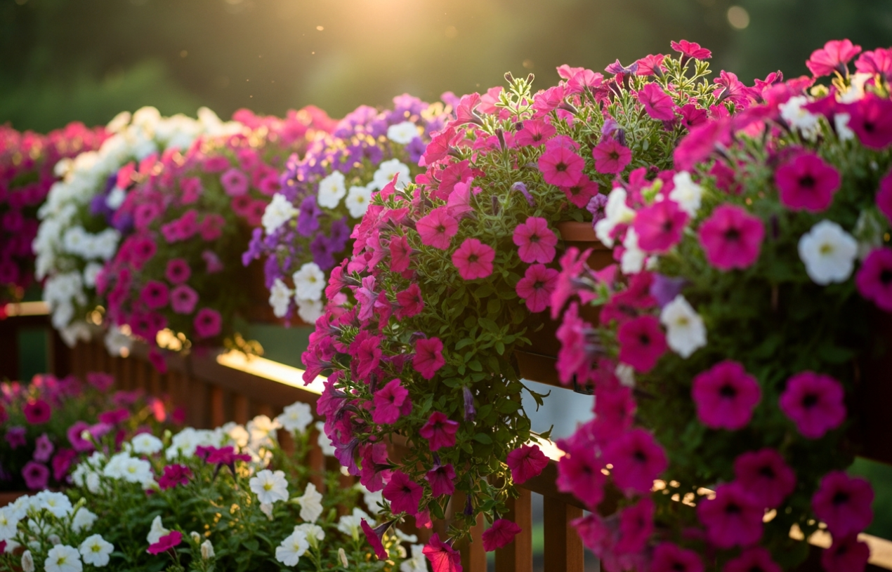 Petunie na balkon – jak uprawiać i aranżować te kolorowe hity wiosny?