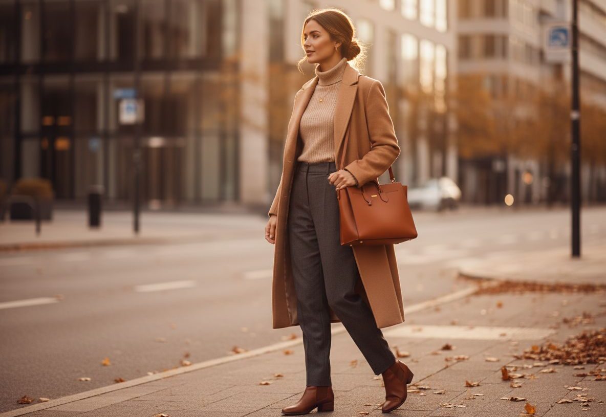 Stylizacje do pracy jesienią – elegancki smart casual krok po kroku